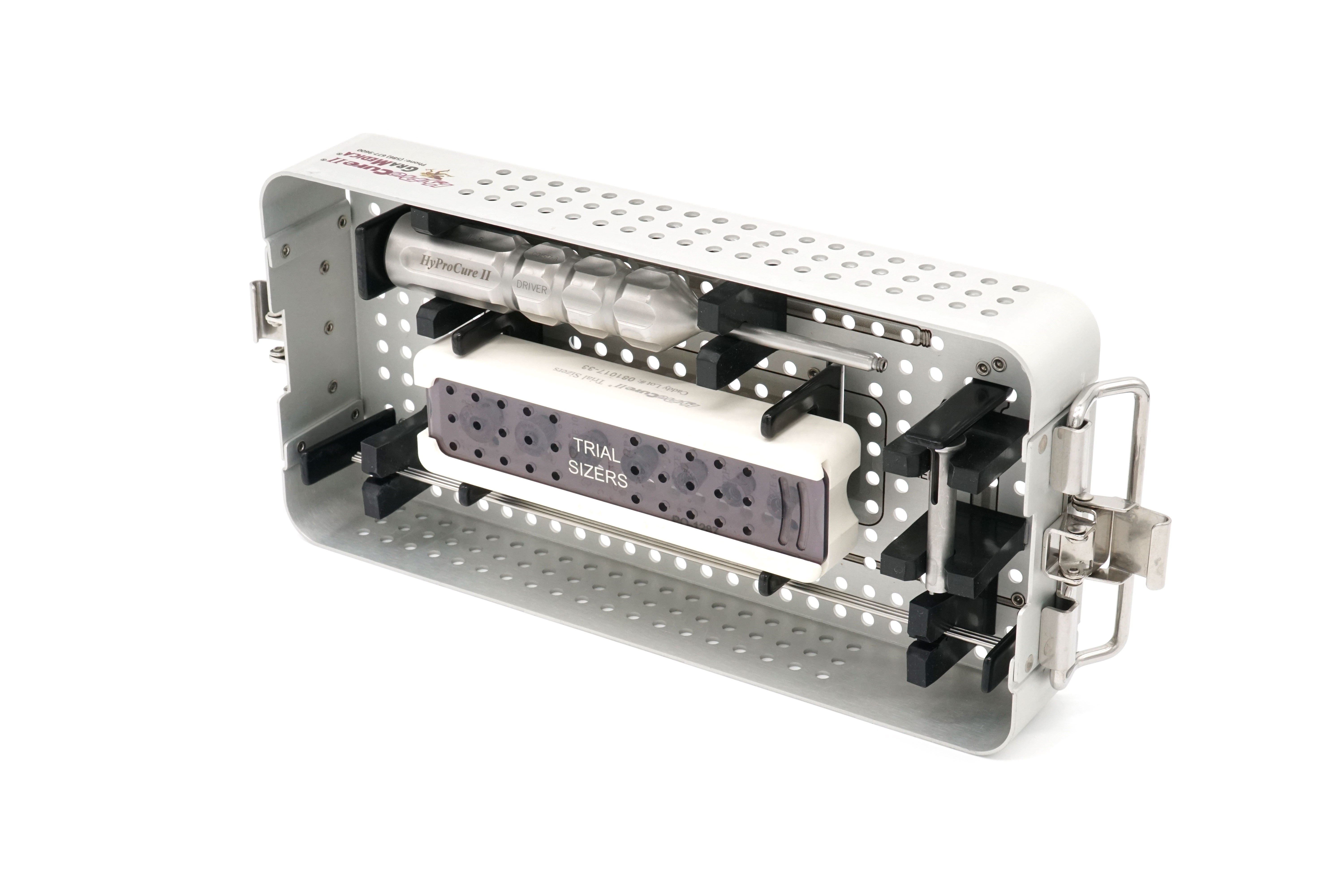 HyProCure® II instrument tray, open.